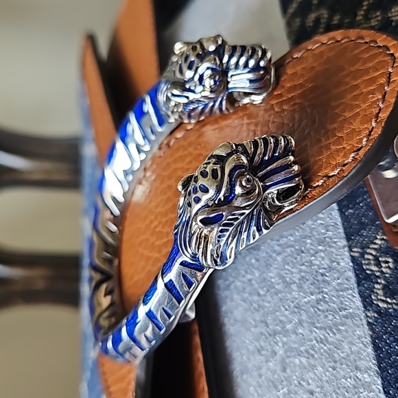 Gucci Dionysus Denim Shoulder Bag GG Jacquard Blue/Ivory/Brown - Picture 5 of 10